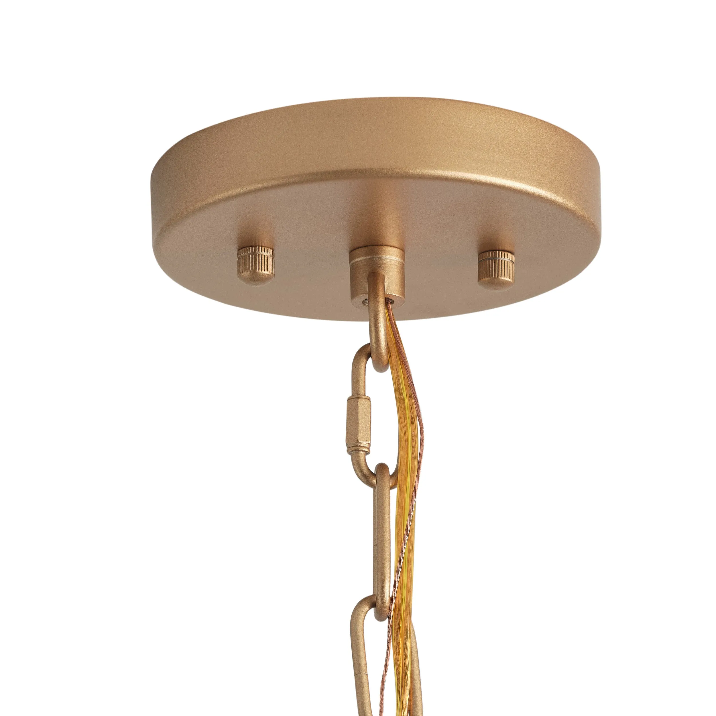 1-Light White Flared Shade Pendant Lighting