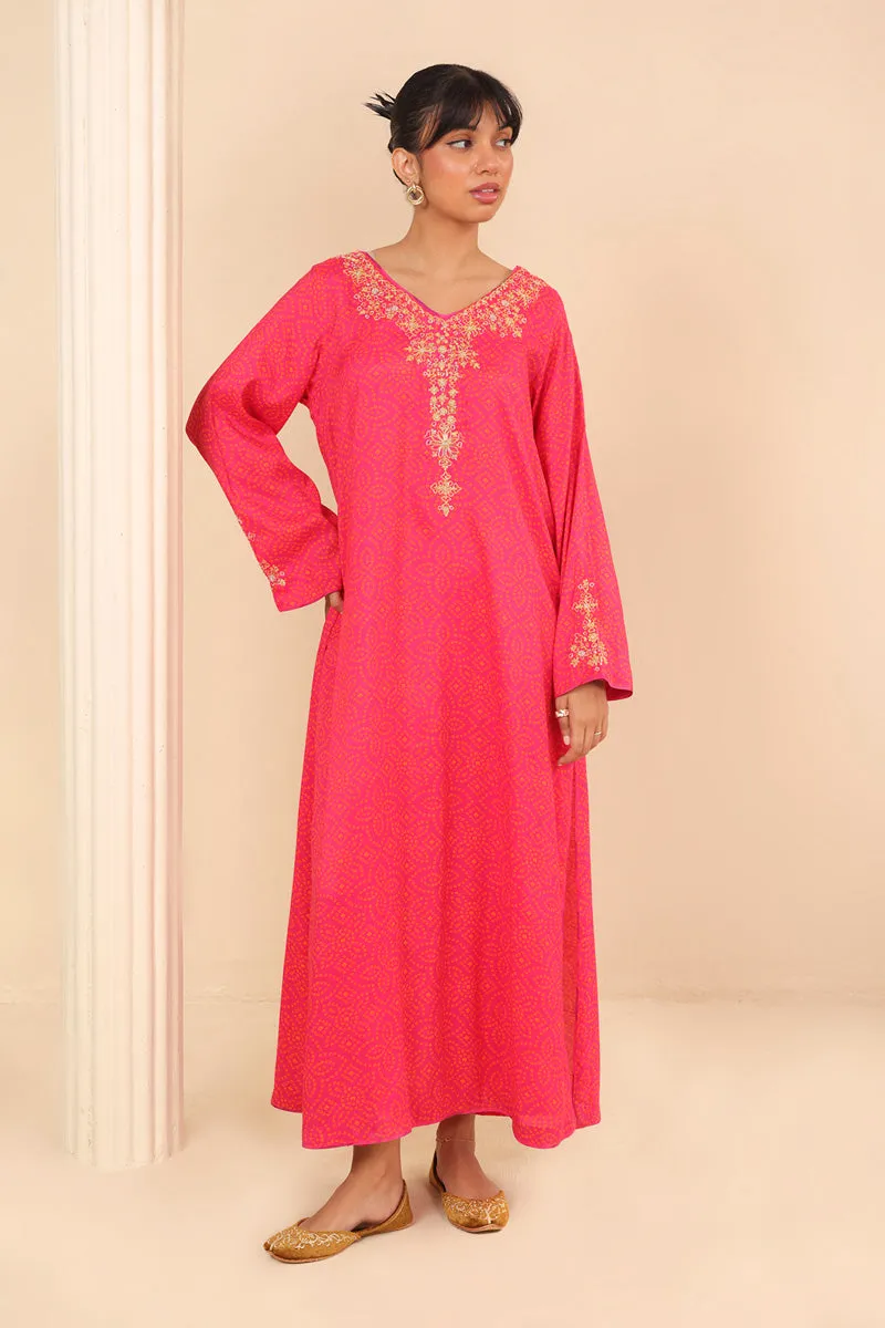 Aari Glam Gulabi Set