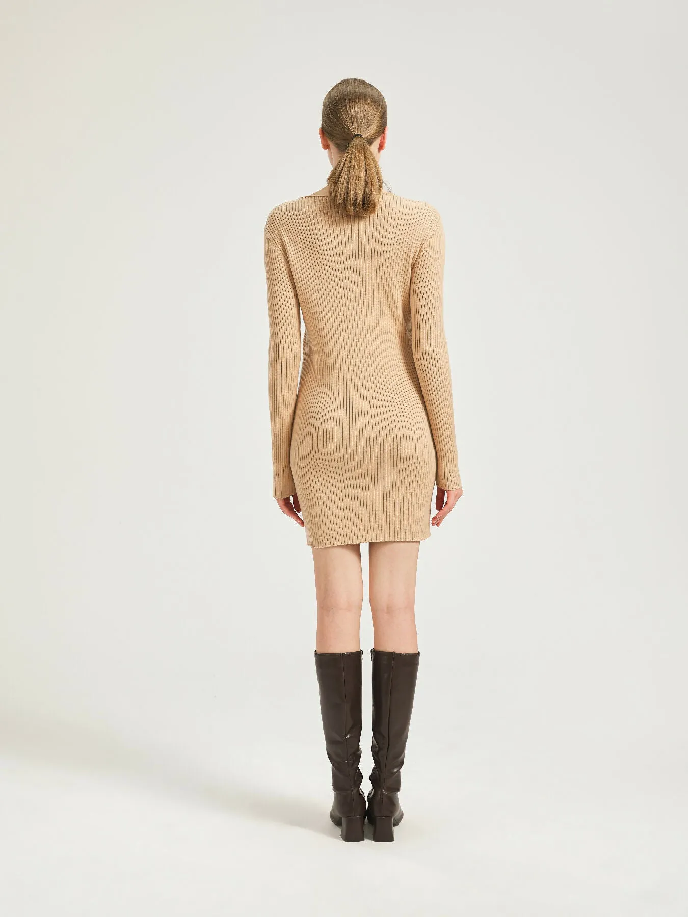 Ava Rib Knit Mini Dress