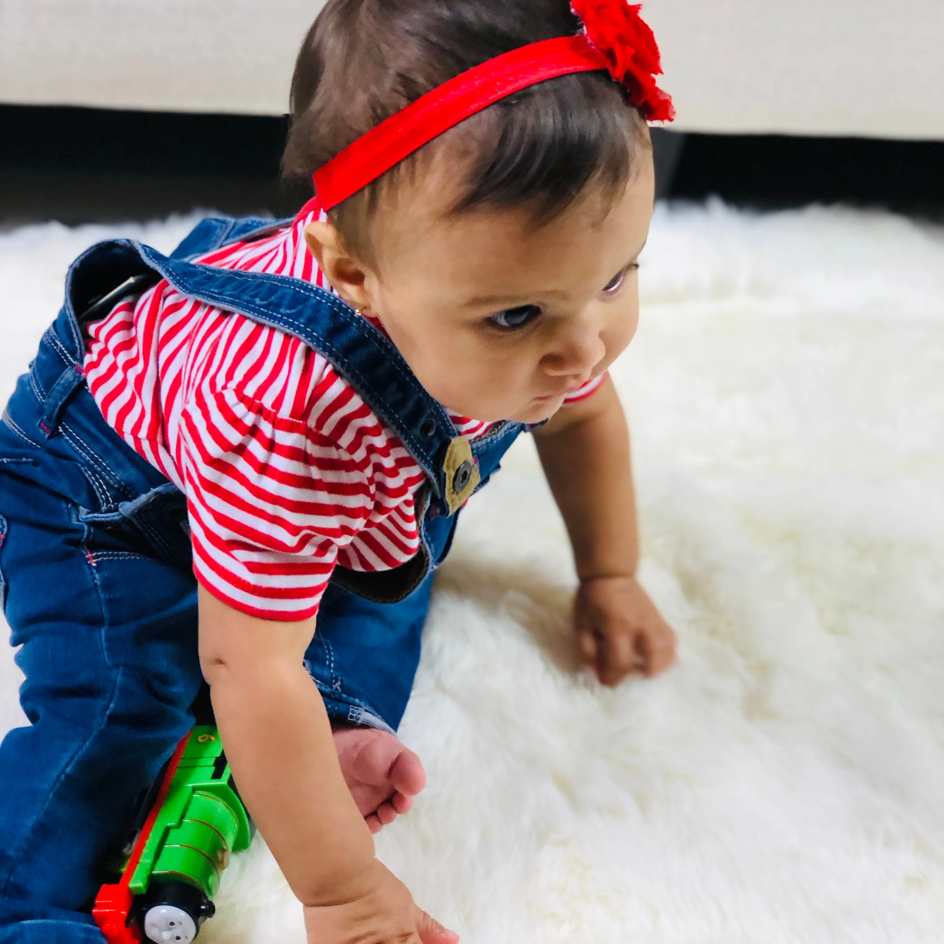 Baby Denim Overall, unisex.