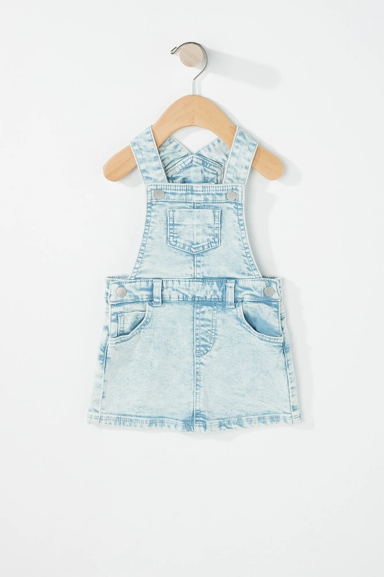 Baby Girl Denim Overall Dress