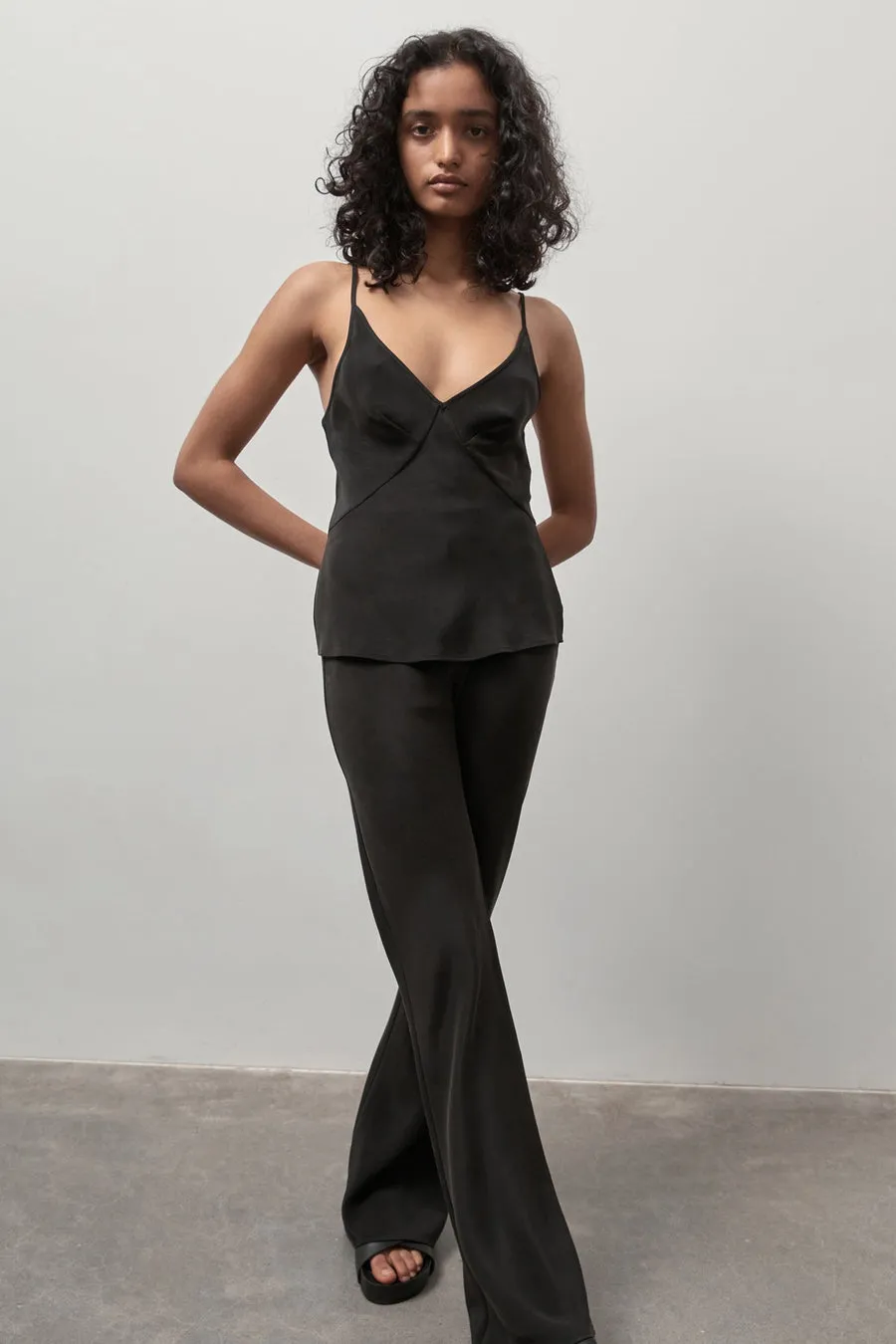 Bias Silk Pants
