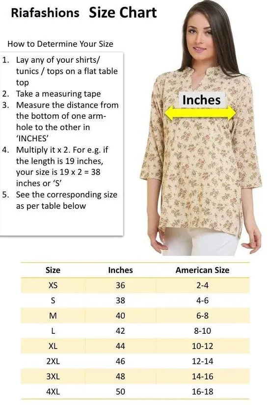 Black Cotton Gold Print Party Wear Short Kurta