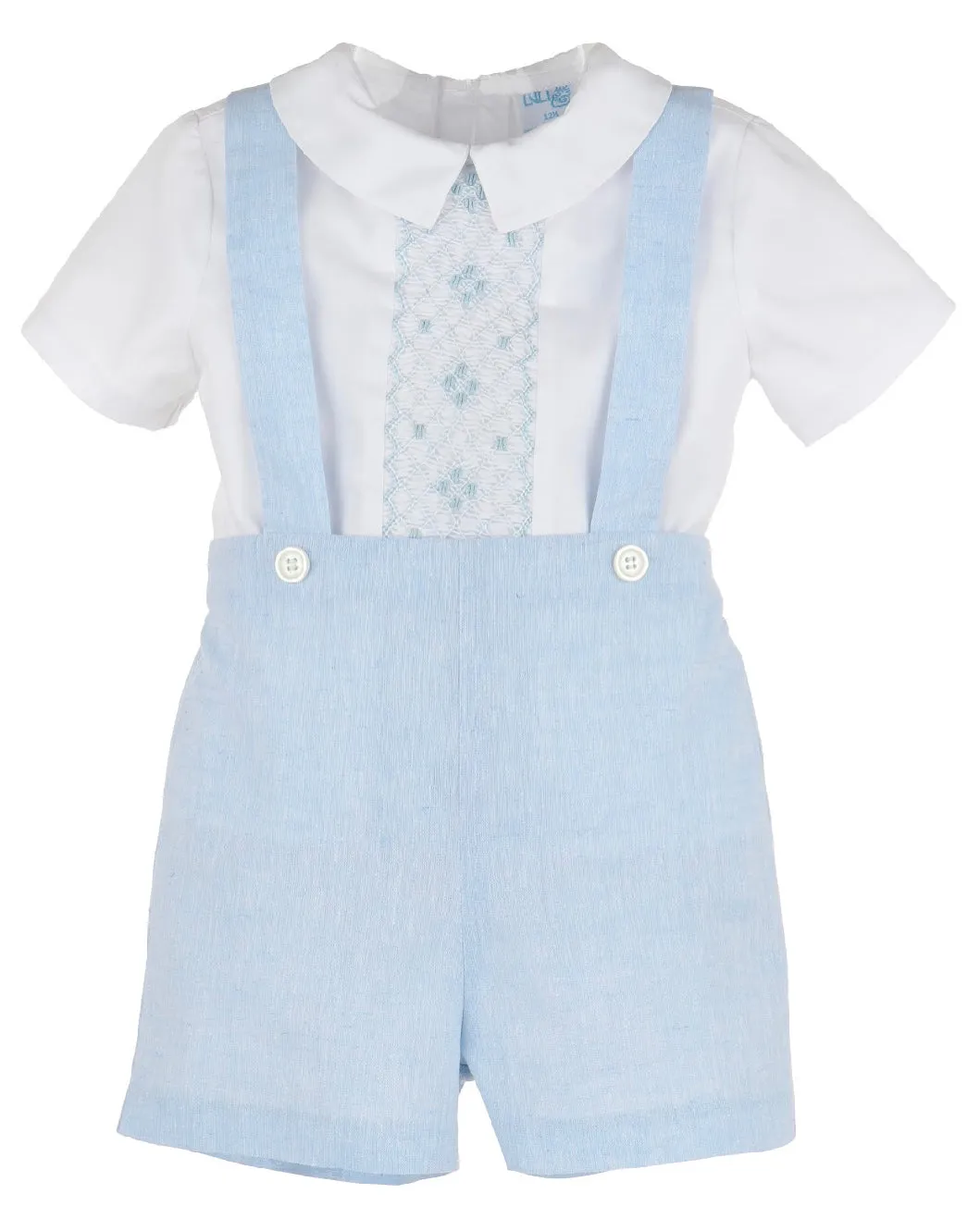 Blue Two Tone Overall Set