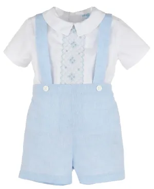 Blue Two Tone Overall Set
