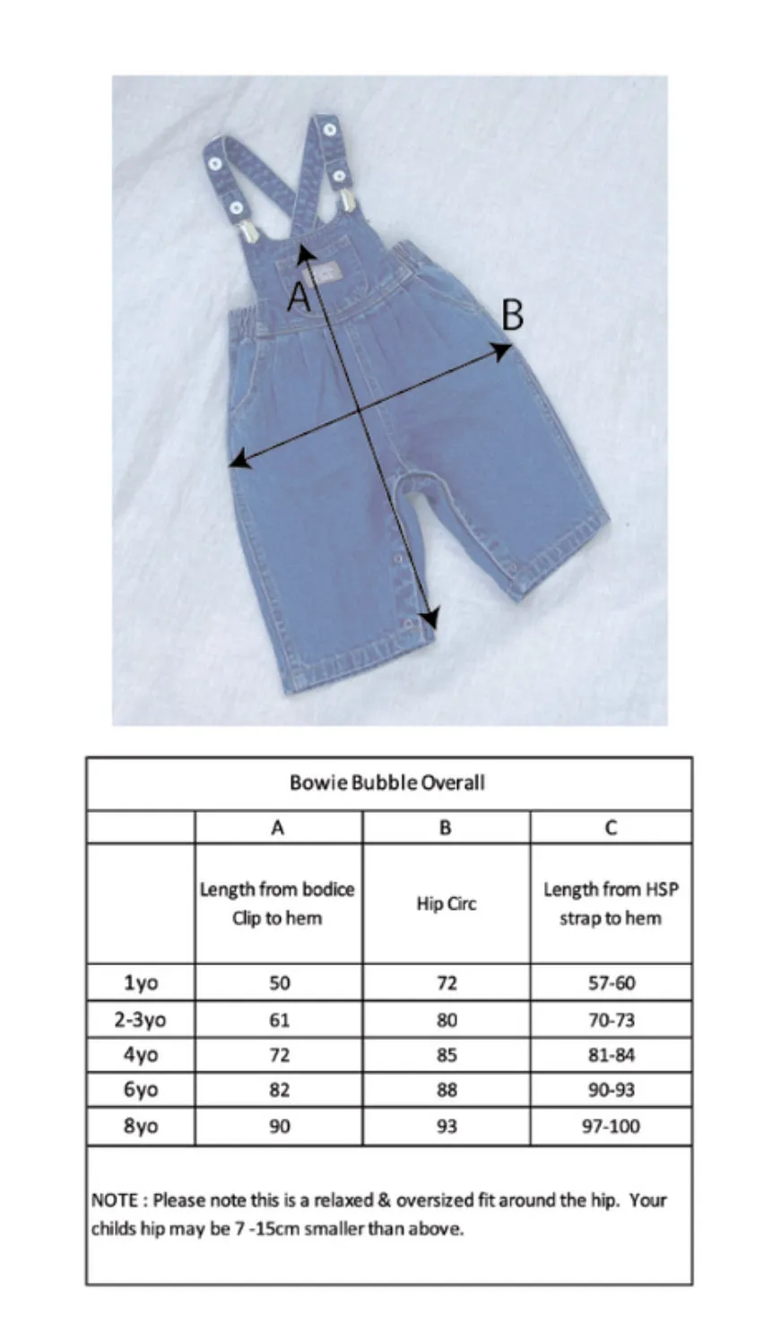Bowie Overall - Rebel Blue