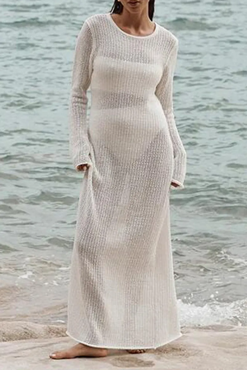 BS3300 Crochet Cover-up Dress