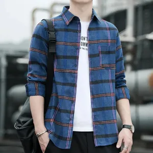 Casual Long Sleeve Plaid Shirt