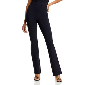 Chiara Boni Womens ette Solid High Rise Flared Pants