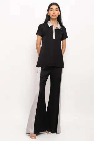Color Blocked Panelled Co-ord Set