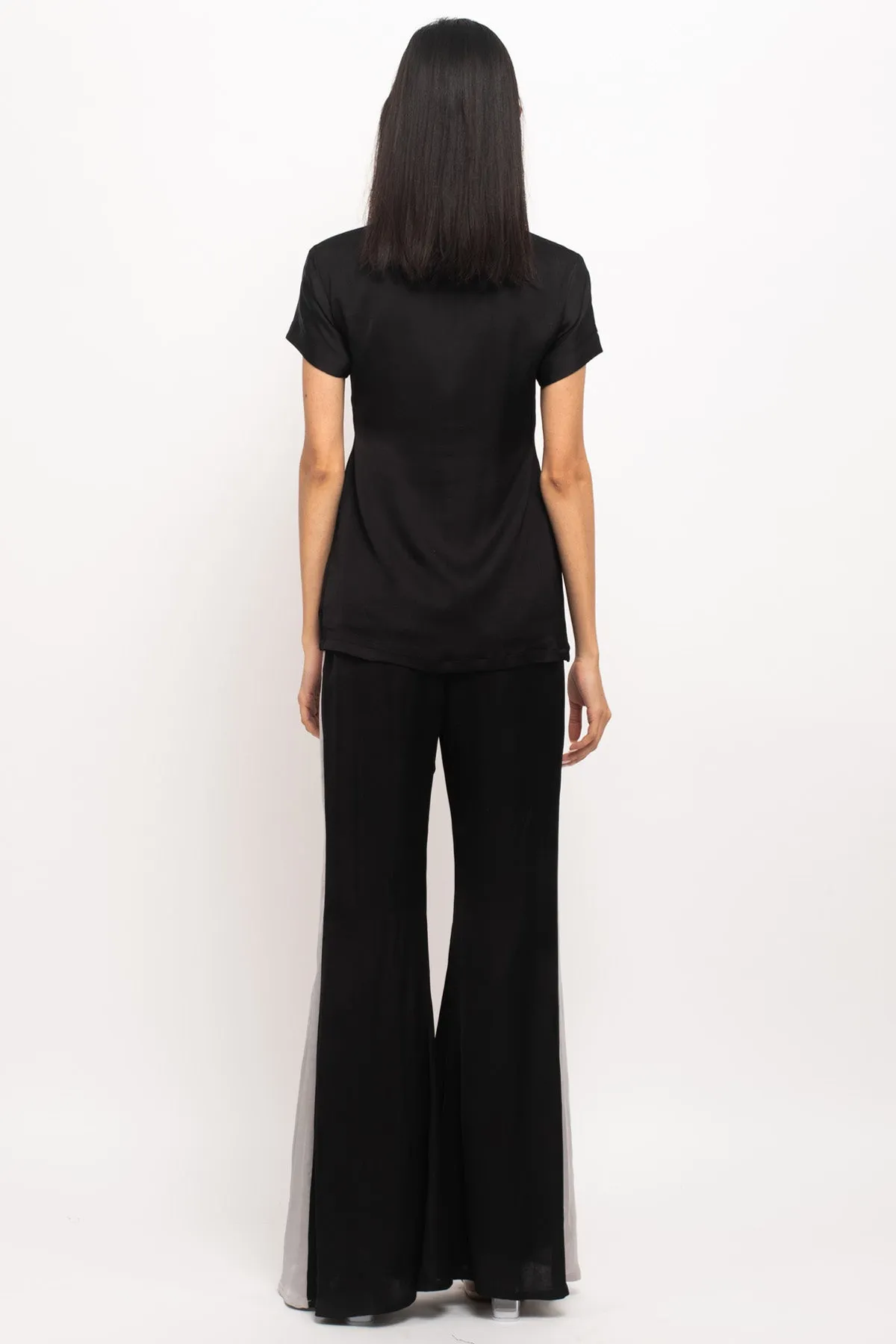 Color Blocked Panelled Co-ord Set