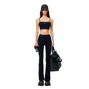 Compass Hug High-Waisted Sports Flared Pants Black