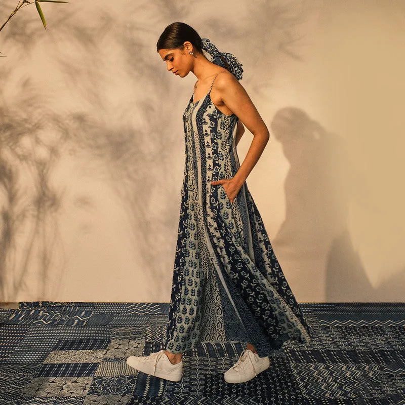 Cotton Dress for Women | Indigo | Daisy