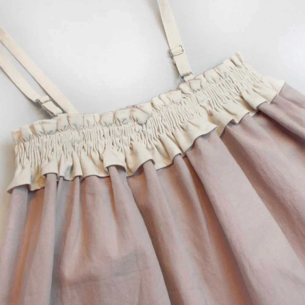Cotton Tent Dress, Rosewood