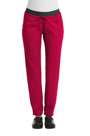 E-Band Waist Jogger Cargo Pants by Maevn (Regular) XXS-3XL / Cherries Jubilee