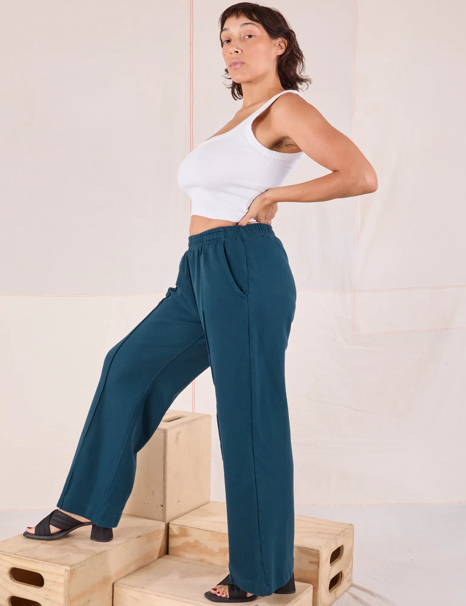 Easy Western Pants - Lagoon