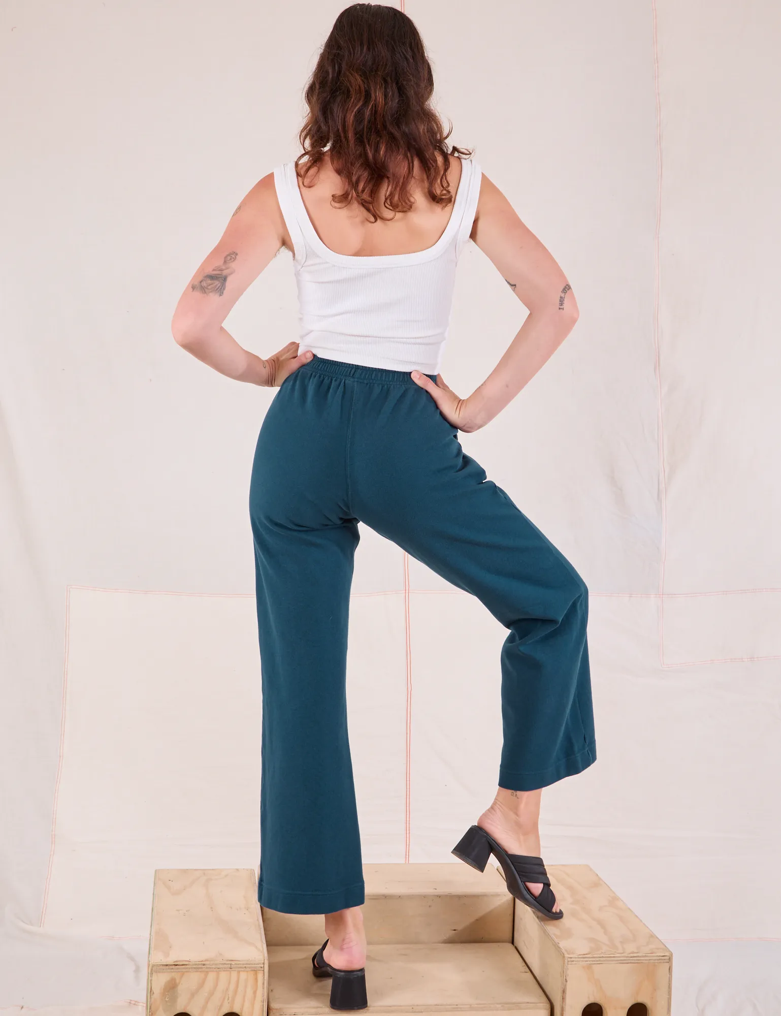 Easy Western Pants - Lagoon