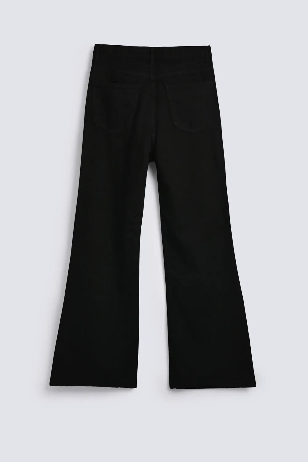 EMBELLISHED FLARED DENIM