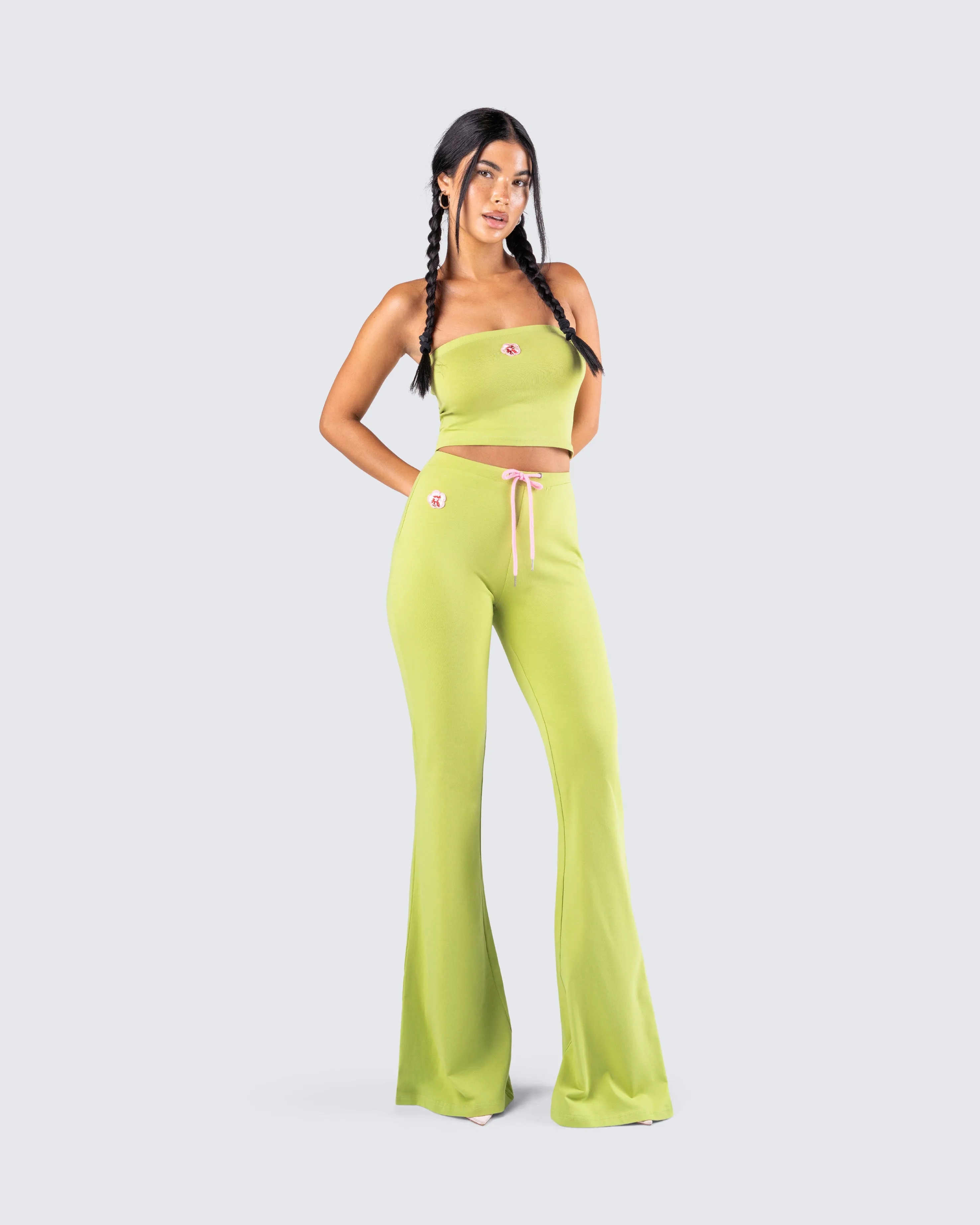 Emerson Green Flared Pant