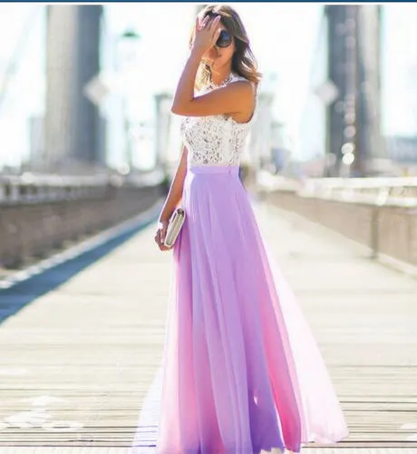 Evening Party Hollow Out Beach Dress Women's Boho Sleeveless Maxi Dress Party dresses