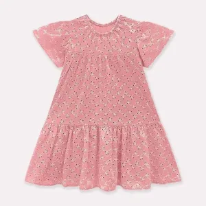 Eyelet Dusty Rose dress - Milon