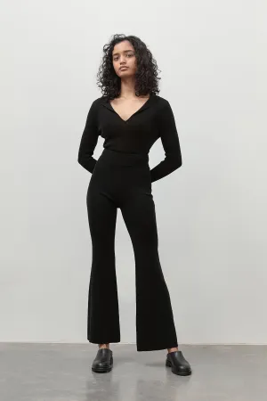 Flared Black Pants