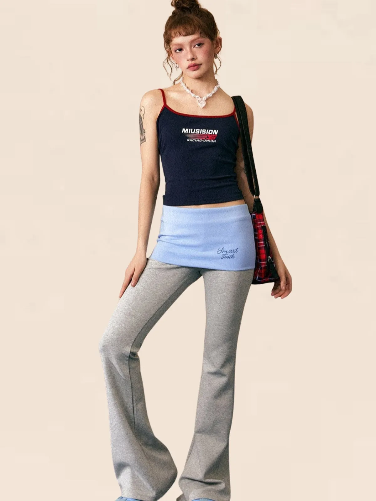 Flared Two-Piece Pants