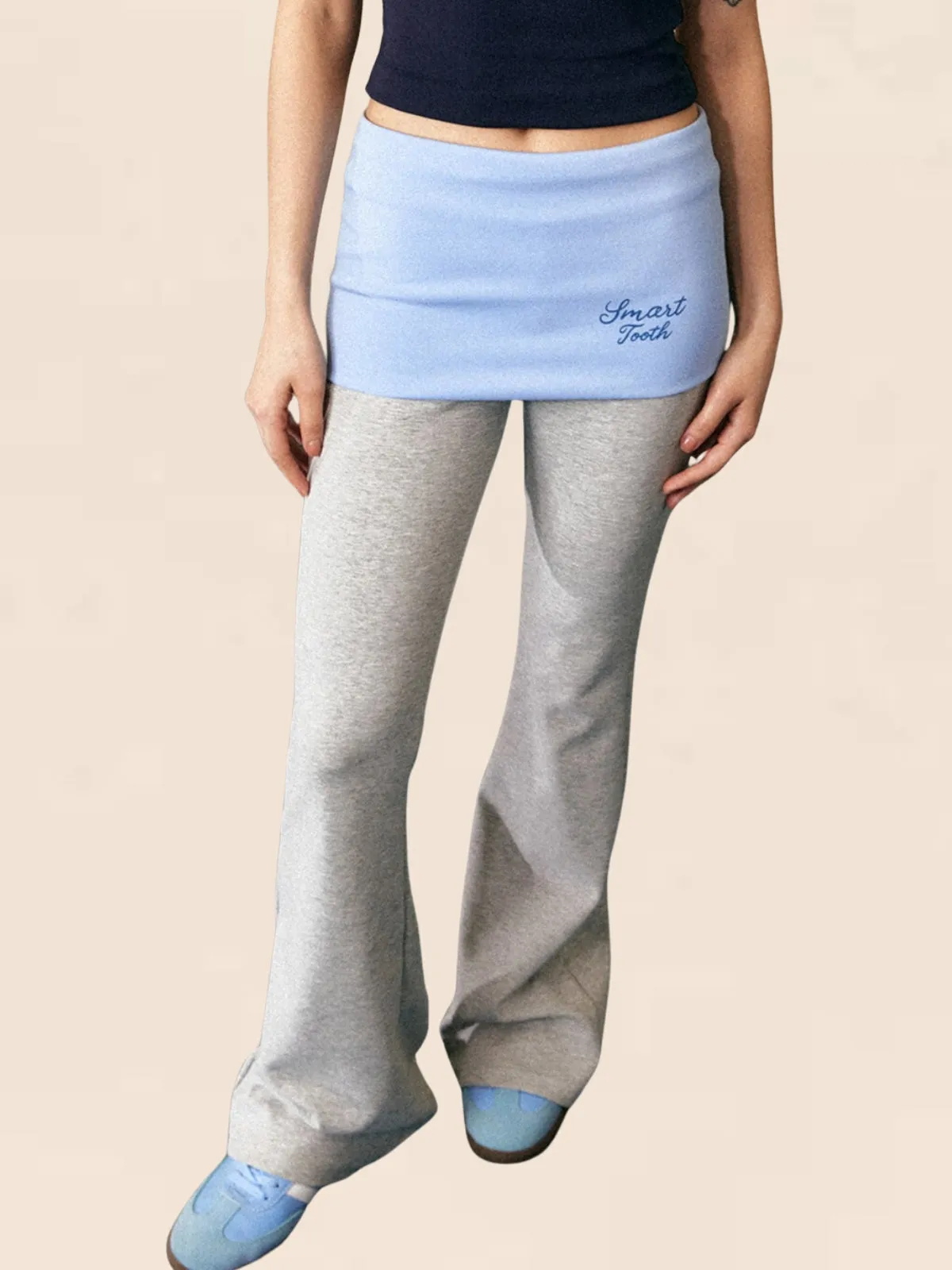 Flared Two-Piece Pants