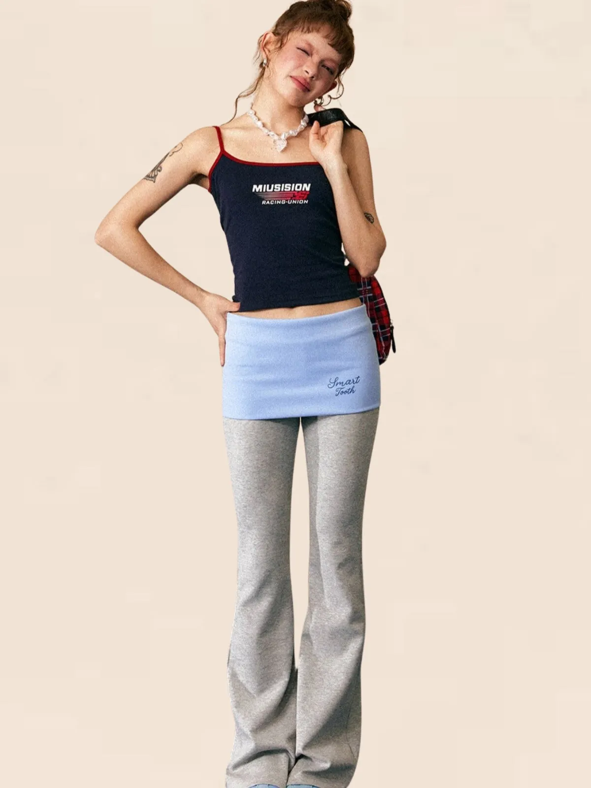 Flared Two-Piece Pants