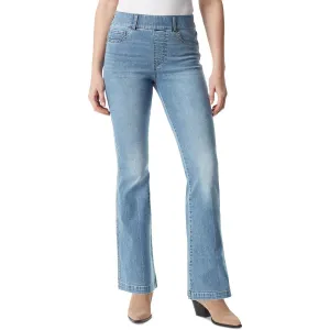 Gloria Vanderbilt Womens Light Wash High Rise Flared Pants