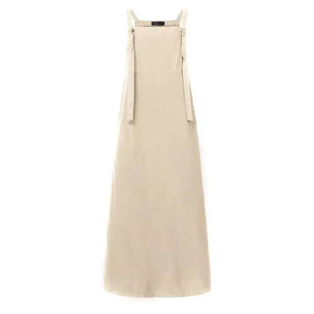 Going Off Overall Dress