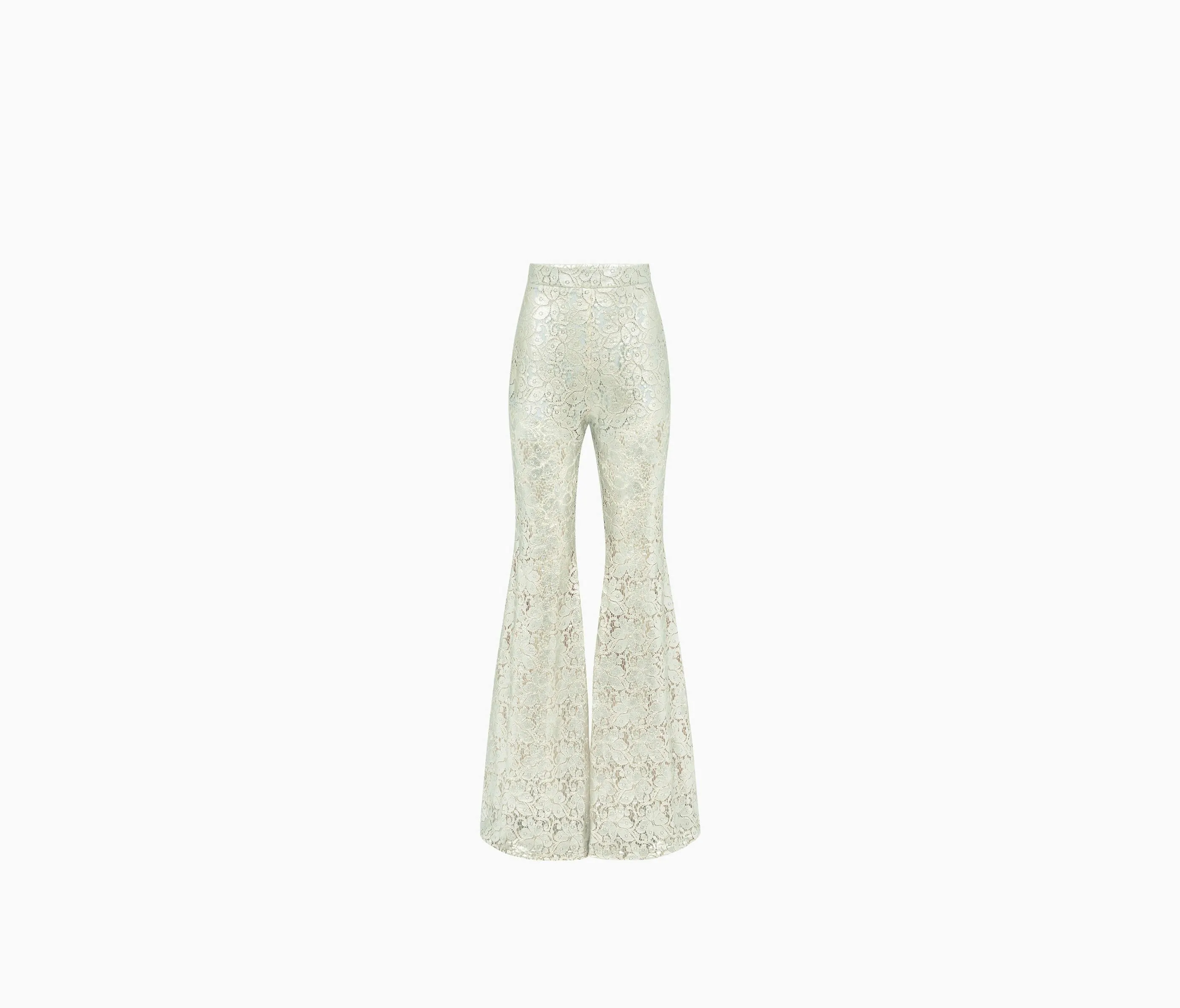 GUIPURE LACE FLARE PANTS