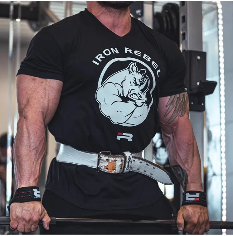 GYM BUDDY RHINO POWERLIFTING T SHIRTS