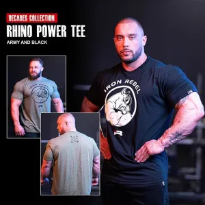 GYM BUDDY RHINO POWERLIFTING T SHIRTS