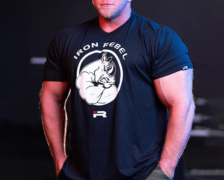 GYM BUDDY RHINO POWERLIFTING T SHIRTS