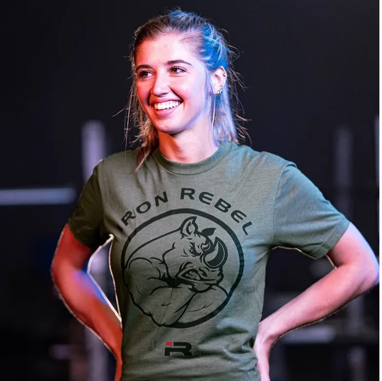 GYM BUDDY RHINO POWERLIFTING T SHIRTS