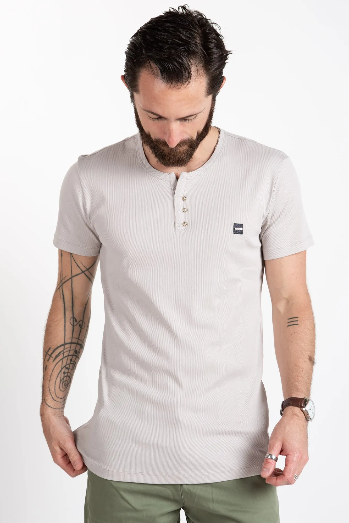 Henley T-Shirt - Taupe