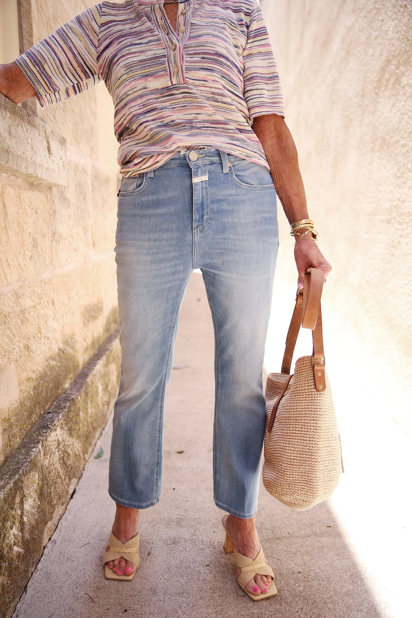 Hi-Sun Skinny Jeans Mid Blue