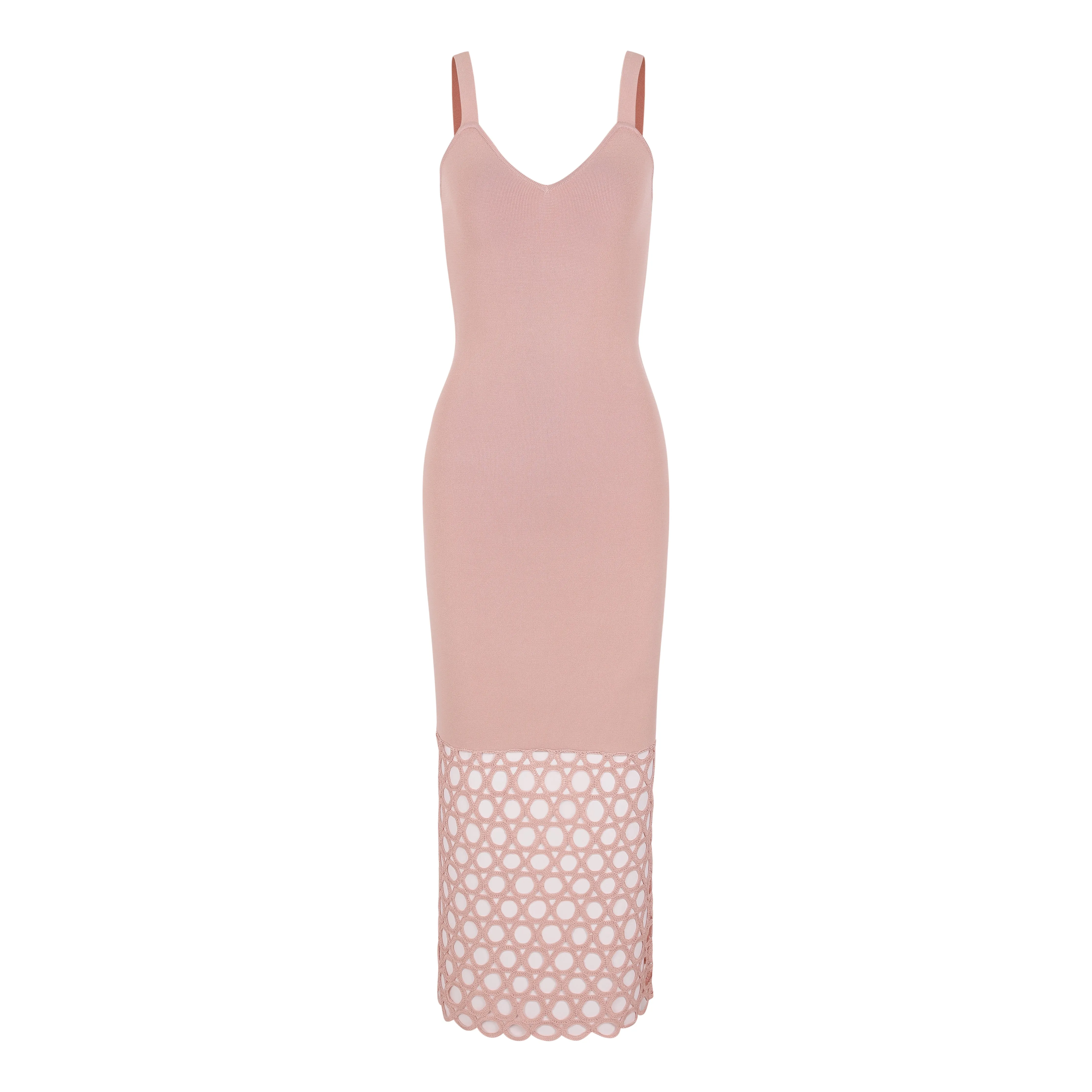 Isobel Dress-Peach Beige
