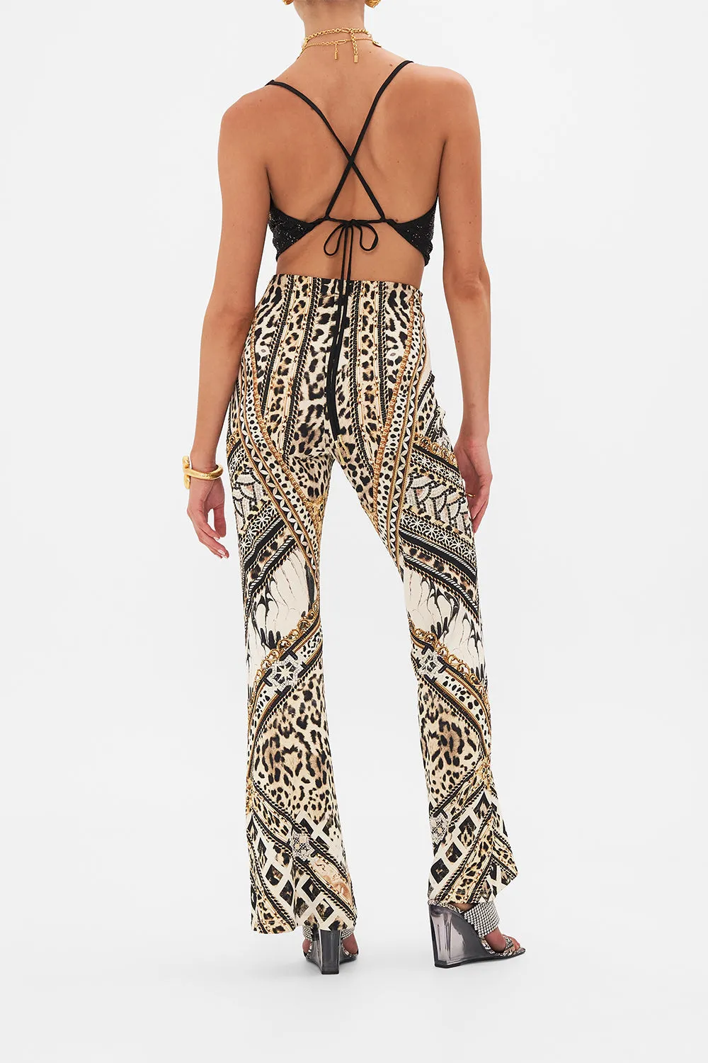 JERSEY FLARE PANT MOSAIC MUSE