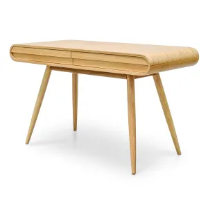 Joshua Narrow Wood Console Table- Natural