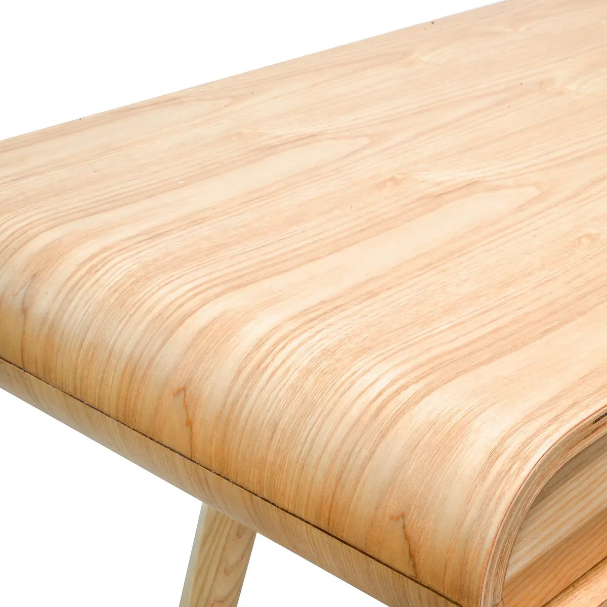 Joshua Narrow Wood Console Table- Natural