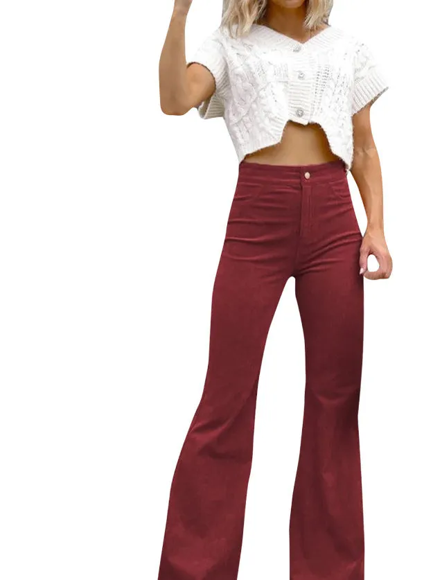 Juliet – Women's Corduroy Flared Pants