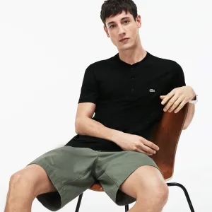Lacoste Men's Henley Neck Pima Cotton Jersey T-shirt