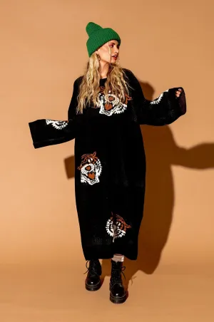 Literally Limitless Oversized Knit Dress in Tigress