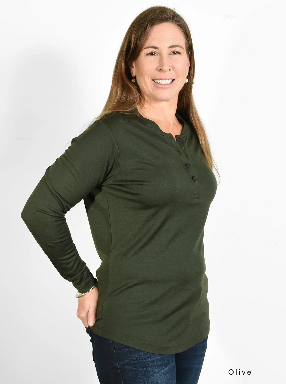 Merino Shaped Henley