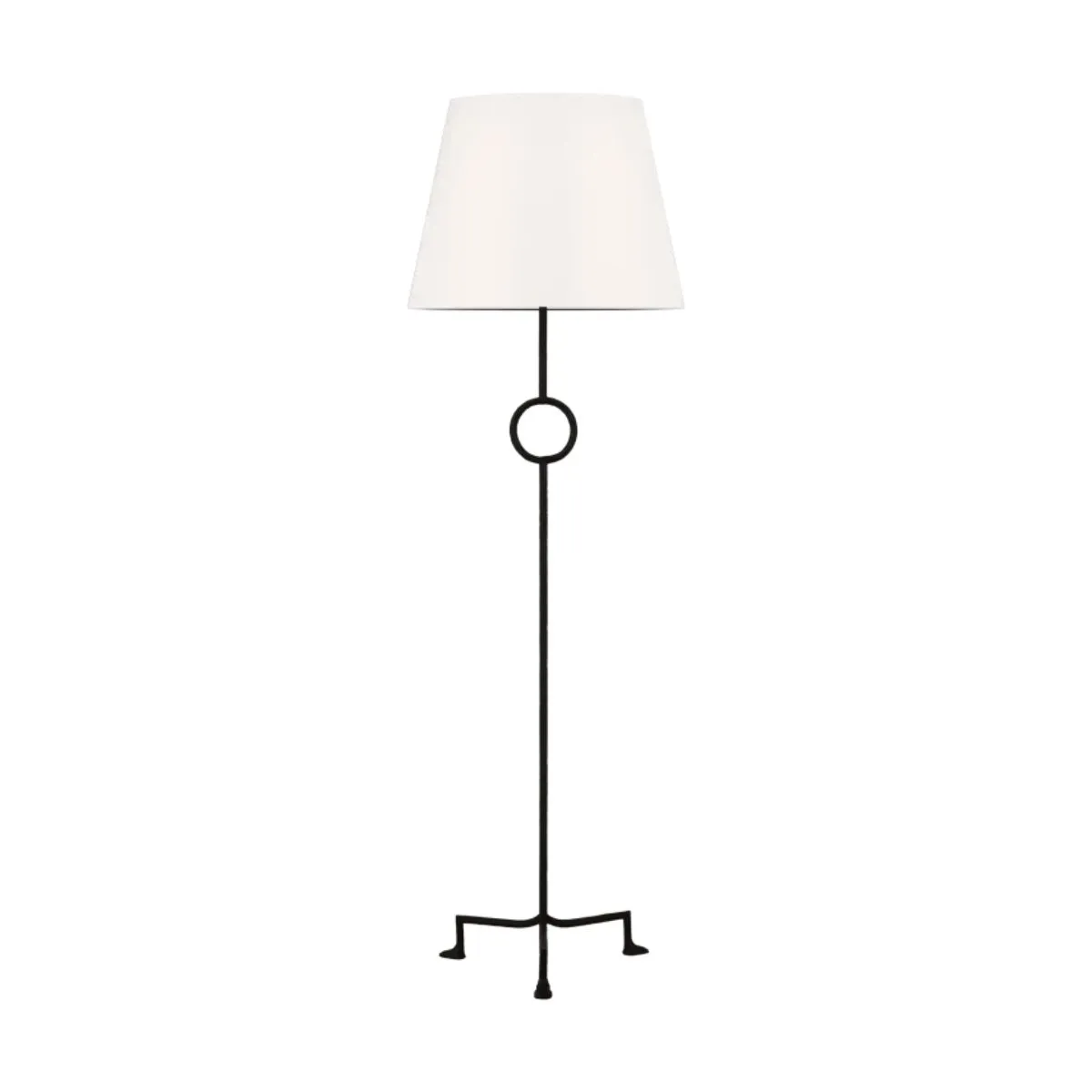Montour Large Floor Lamp Aged Iron Finish