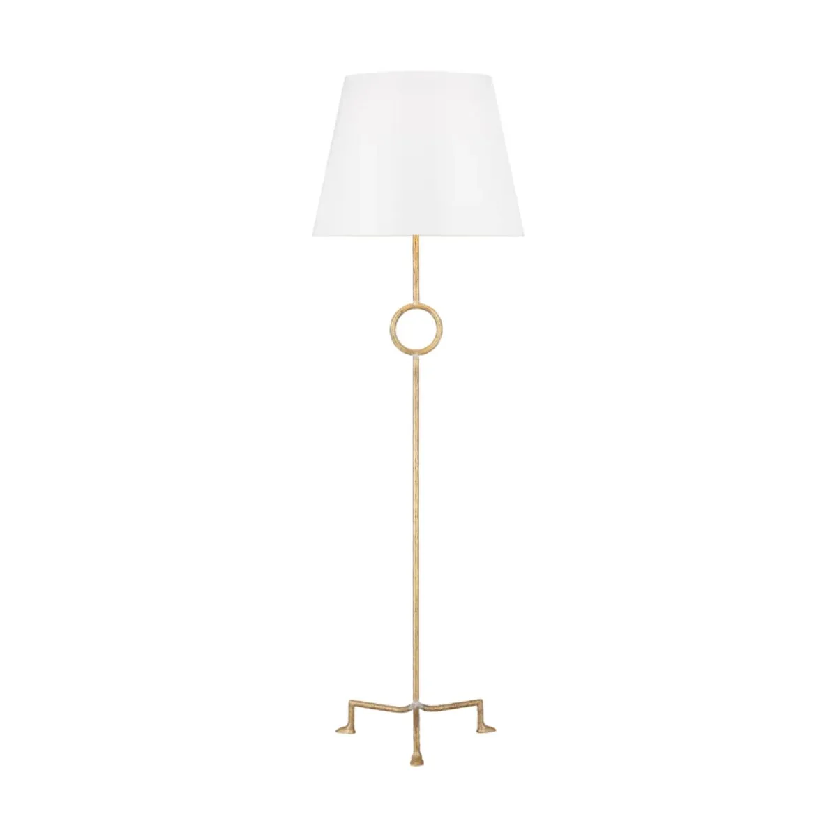 Montour Large Floor Lamp Coastal Gild Finish