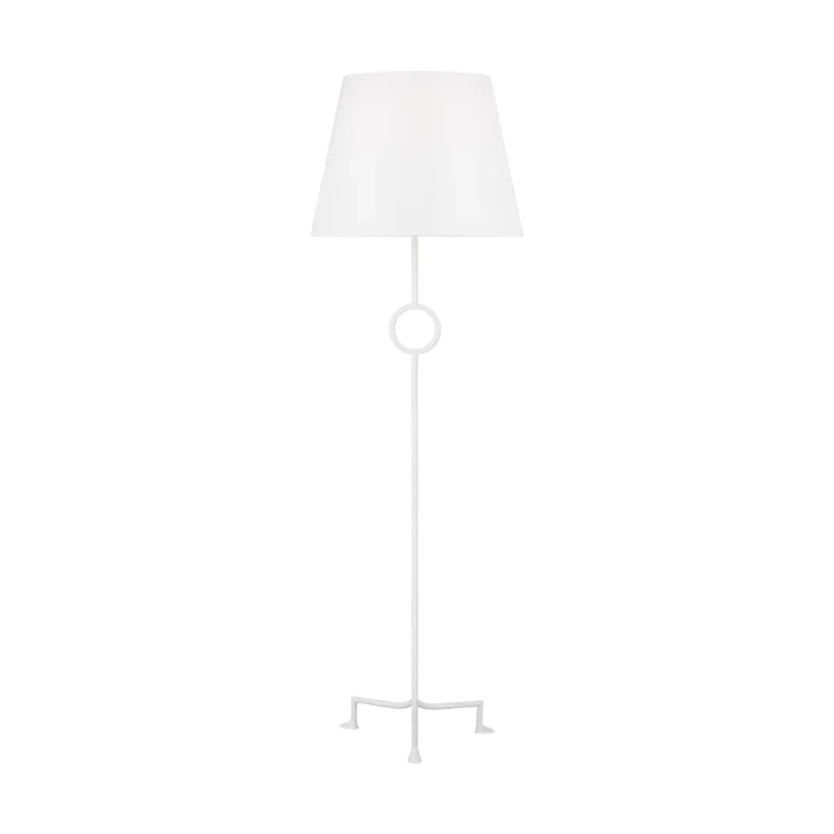 Montour Large Floor Lamp Matte White Finish