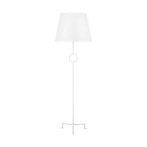 Montour Large Floor Lamp Matte White Finish